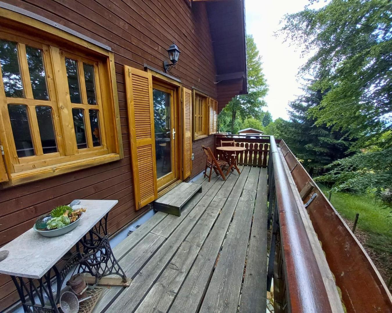 Ferienhaus Sonnenblick Entspannung Mit Sauna Kamin Und Balkon Sonneberg Eksteriør billede